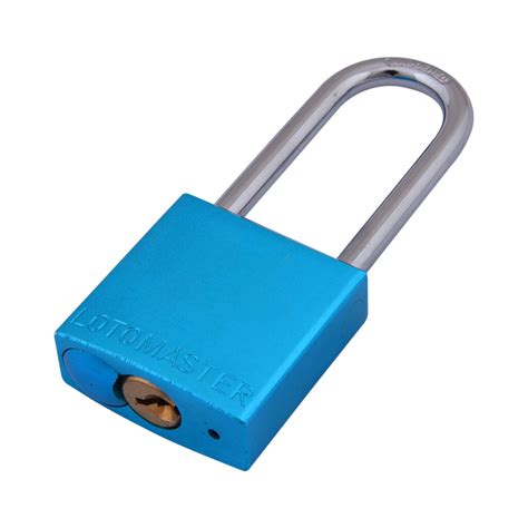 Lockout Padlock Mm Keyed Different Blue Lotomaster