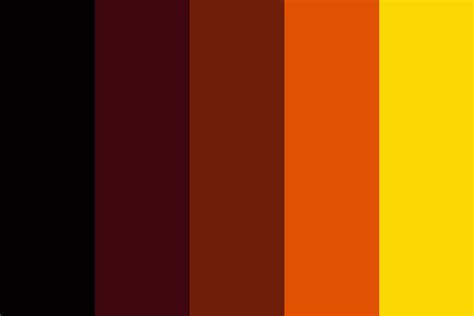 Reds orange and yellow Color Palette