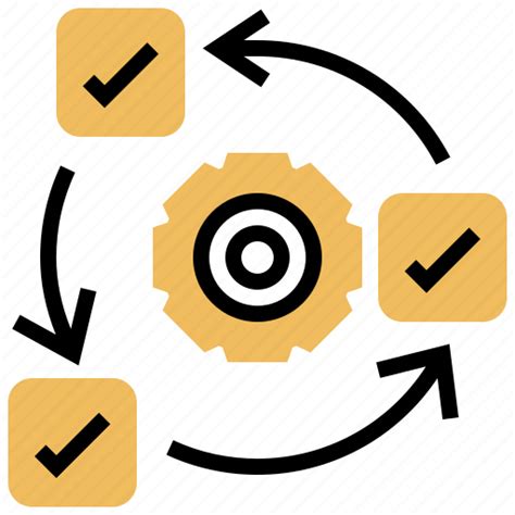 Agile Development Methodology Process Work Icon Download On