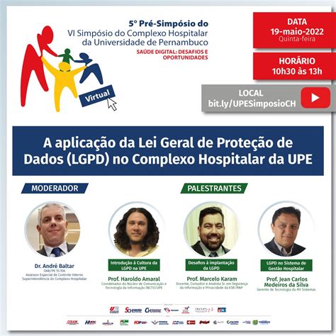 A aplicação da Lei Geral de Proteção de Dados LGPD é o tema do quinto