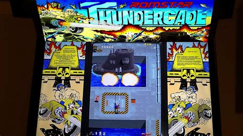 Thundercade Arcade Cabinet Mame Gameplay W Hypermarquee Youtube