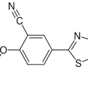 Chemical structure of febuxostat | Download Scientific Diagram