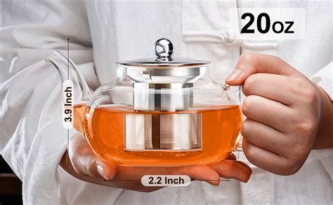 Amazon Paracity Glass Teapot Stovetop Oz Ml Tea Pot With