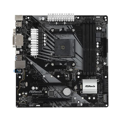 Placa Mãe ASRock B450M PRO4 Chipset B450 AMD AM4 mATX DDR4