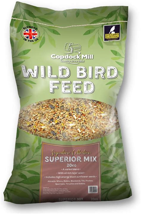 Copdock Mill Wild Bird Seed Superior Mix 20kg All Year Round Bird