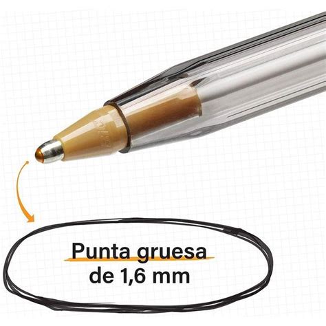 Bol Grafo Punta Ancha Mm Colores Surtidos Fun Bic Cristal