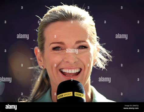 BBC Sport presenter Gabby Logan Stock Photo - Alamy