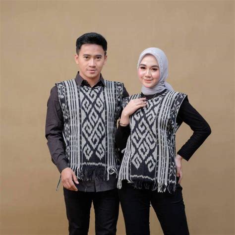 Vest Tenun Rompi Kekinian Blazer Batik Lazada Indonesia