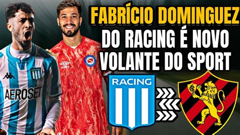 URUGUAIO CHEGANDO NA ILHA FABRÍCIO DOMINGUEZ DO RACING É O NOVO