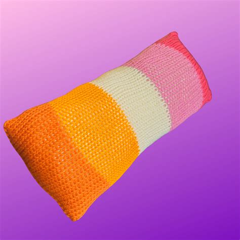 Lesbian Pride Flag Pillow Etsy