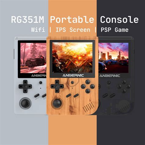 Anbernic Rg351v Psp Nds Ps1 Gba N64 Game Console Con Protector De