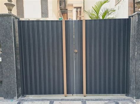 Modern Mild Steel Residential Aluminum Profile Gate For Home X