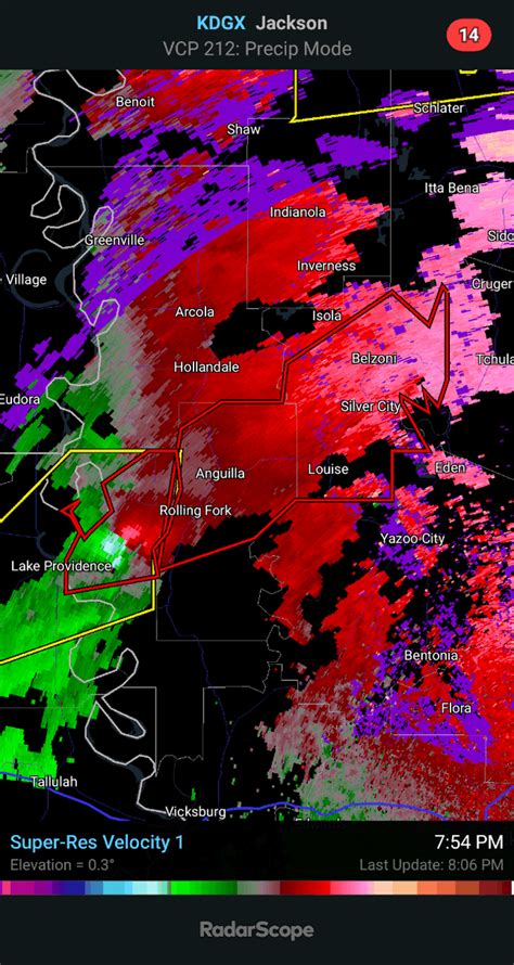 Tornado Emergency For Belzoni Ms Rolling Fork Ms And Anguilla Ms Until 900 Pm Cdt Swipe For