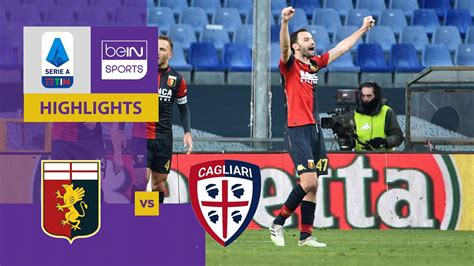 Genoa V Cagliari Serie A 2021 Match Highlights Youtube