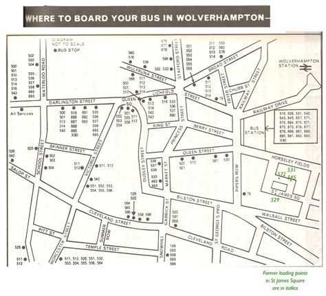 Bus Loading Points Wolverhampton This Early Map Flickr