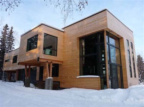 Modern Fairbanks Architecture Not Limited To Log Cabins Vinyl Siding