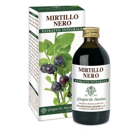 Dr Giorgini Mirtillo Nero Estratto Integrale Soluzione 200ml Para