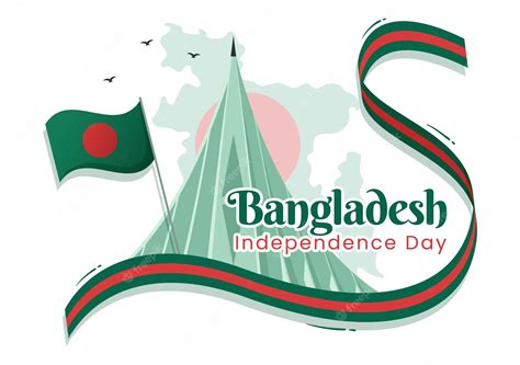 Premium Vector Happy Independence Day Of Bangladesh On March 26th