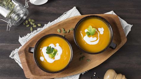 Herbstgenuss Pur Cremige K Rbissuppe Mit Kokosmilch Und Ingwer