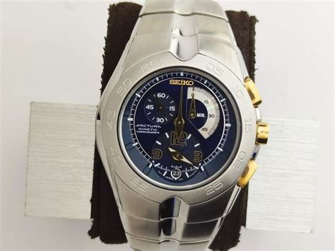 Seiko Arctura Kinetic Chronograph Blue Full Set Catawiki