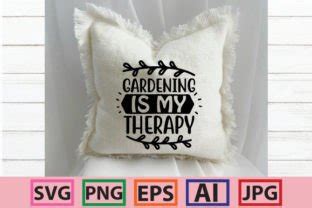 Gardening Is My Therapy Svg Designs Graphic By Creative Trends