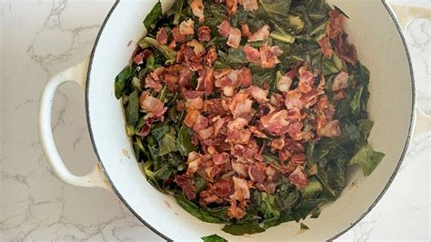 Braised Bacon Collard Greens Recipe