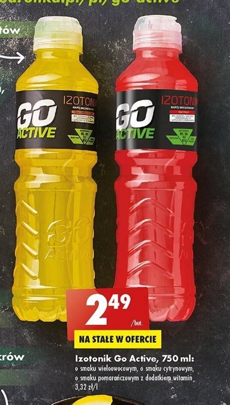 Promocja Go Active Izotonik 750ml W Biedronka