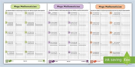 KS2 Inverse Operations Activity Sheets L Enseignant A Fait