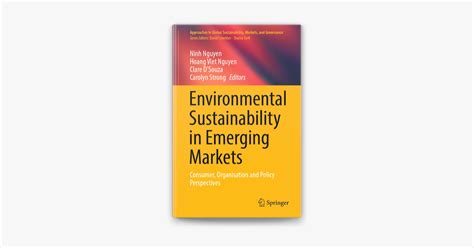 Environmental Sustainability In Emerging Markets On Apple Books