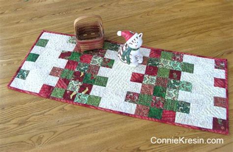 Christmas Charm Mix Tablerunner Freemotion By The River