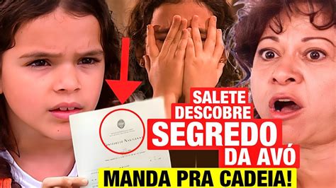 Mulheres Apaixonadas Salete Descobre Segredo Da Av E Manda Ela Pra