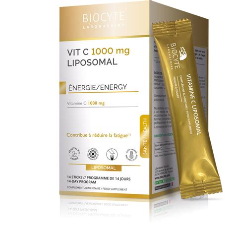 Vitamine C Liposomal 1000 Mg Stick I Laboratoire Biocyte