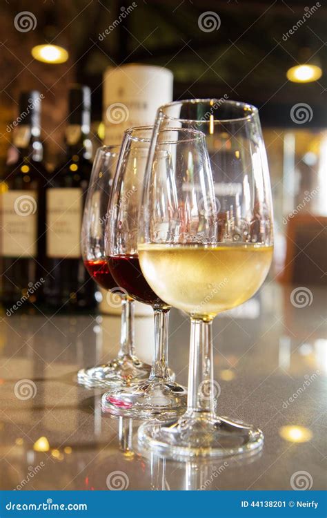 Glasses Of White And Ruby Port Wine Stock Image Image Of Crystal Color 44138201