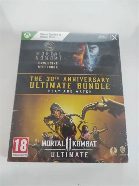 Mortal Kombat 11 Ultimate 30th Anniversary Steelbook And Blu Ray Xbox One