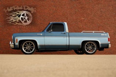 Slammed Silverado Squarebody C10 Chevy Hot Rat Street Rod Patina Pickup