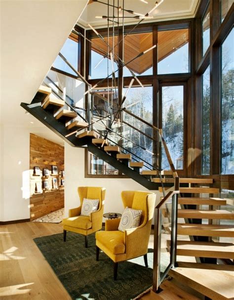 18 Cozy Rustic Staircase Designs That You Ll Want In Your Mountain Home