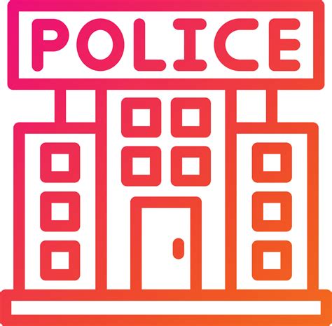 Police station Vector Icon Design Illustration 21678323 Vector Art at ...