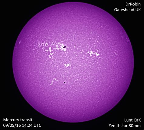 Mercury Transit Of The Sun In Calcium K Gateshead UK 09 Flickr