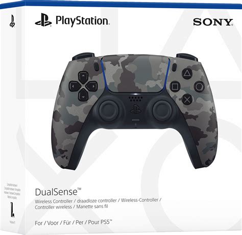 Accessory Bundles And Add Ons Playstation 5 Dualsense Controller Grey Camouflage Ps5 New