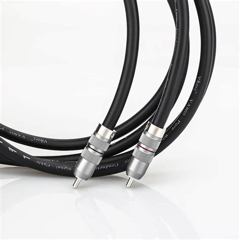 Viborg VA803 High End RCA Cable Pure Solid Silver Premium HiFi Audio