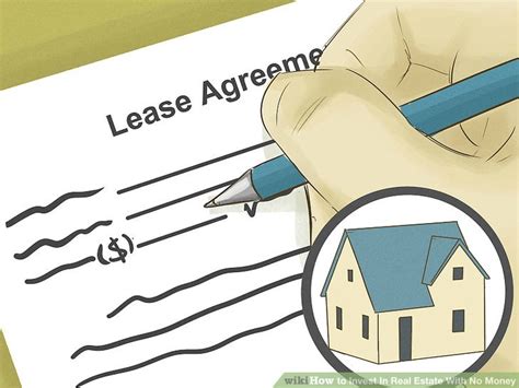 4 Ways To Invest In Real Estate With No Money Wikihow