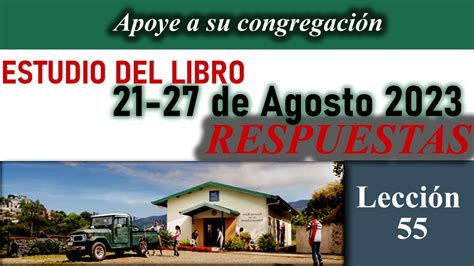 Lecci N Apoye A Su Congregaci N Estudio Biblico De La Congregacion