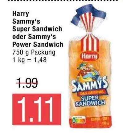 Harry Sammy S Super Sandwich Oder Power Sandwich Angebot Bei Marktkauf