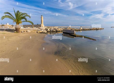 The Old Venetian Harbor Of Rethymno Also Rethimno Rethymnon And