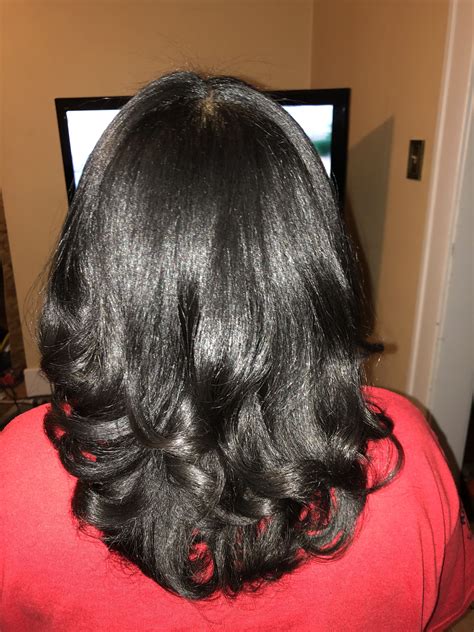 Flat Ironed Natural Hair