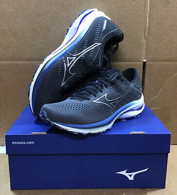 Mizuno Men's Wave Rider 25 Running Shoes Obsidian 9P9P | eBay