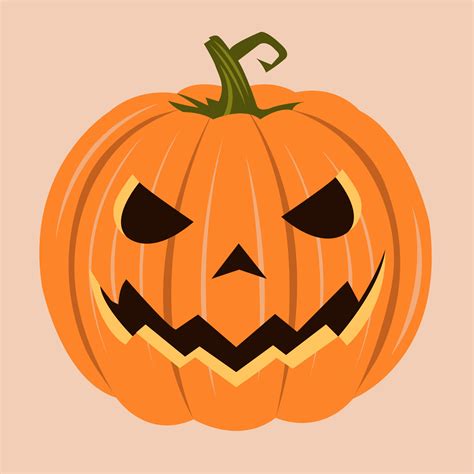 Halloween pumpkin head vector illustration for graphic design and decorative element 11229667 ...