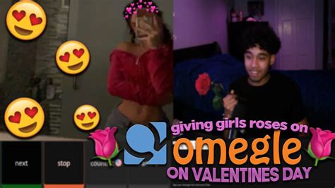 She Really Lied To Be My Valentine 😍 ️ Omegle 3 Valentines Day Edition Youtube