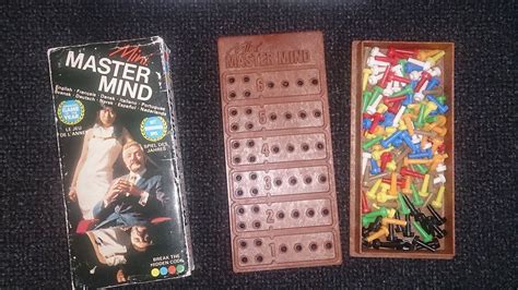 Mini Mastermind Vintage 1972 Invicta Game Amazon Co Uk Toys Games