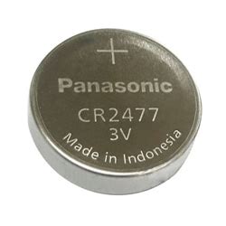 PILHA LITIO BR2477 3V Ø24x7 7mm 3 PIN PANASONIC BR2477A GAN